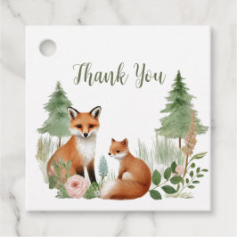 Baby Shower för träddjur Gåvor Etiketter