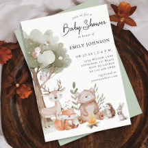 Baby Shower för träddjur