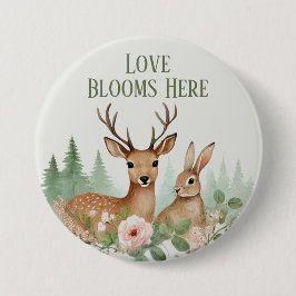 Baby Shower för träddjur Knapp