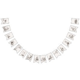 Baby Shower för träddjur Vimplar