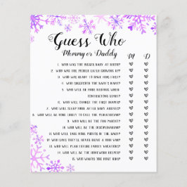 Baby Shower Game - Gissa vem, Baby, det är Kallet