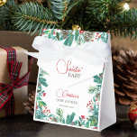 Baby Shower Gender-Neutralt -jultomten Baby Presentaskar<br><div class="desc">Letar du efter en jultemad barnduschinbjudan som bara är höger? Titta inte längre. I den här charmerande favoritrutan visas vita vattenfärgsgröna och gräs-koner. Använda Verktygen Design om du vill anpassa text,  teckensnitt och färg. Bläddra igenom vår samling med julklappar för matchande artiklar.</div>