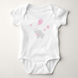 Baby Shower Gift Bodydress med Elephant T Shirt