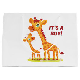 Baby Shower Giraffe Gift Bag