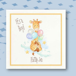 Baby Shower Giraffe Pappersservett