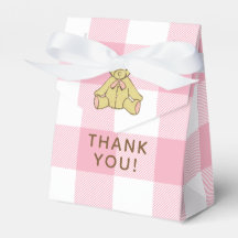 Baby Shower Girl Bear Tack