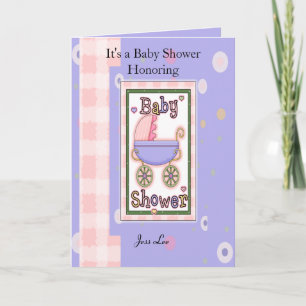 Baby Shower Girl Inbjudan