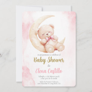 Baby Shower Girl på spanska Inbjudningar