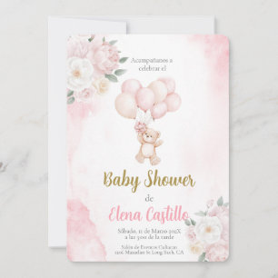 Baby Shower Girl på spanska Inbjudningar