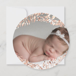 Baby Shower Girl Silver Grått Royal Photo Elegant Inbjudningar