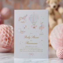 Baby Shower Girl Star Princess Fairytale Ballerina