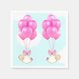 Baby Shower Girl-Twillingar Pappersservett
