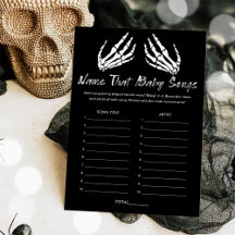 Baby Shower Gissa Bebis Sånger Spelkort