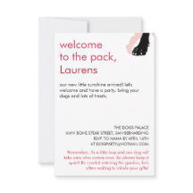 baby shower great dane Minimal teckning