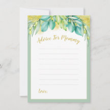 Baby Shower Greenery Eucalyptus Lövs Mamma to be