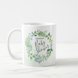 Baby Shower Greenery Wandey Kaffemugg