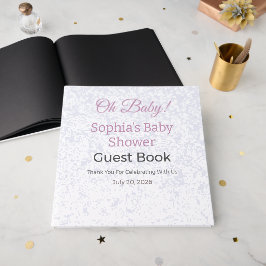 Baby Shower Guest Book | Elegant Keepsake Gästböcker