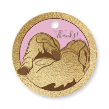 Baby Shower Guld Elephants