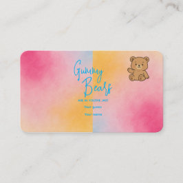 Baby Shower Gummibärlek – Pastell Design Tilläggskort