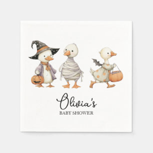 Baby Shower Halloween goose Pappersservett
