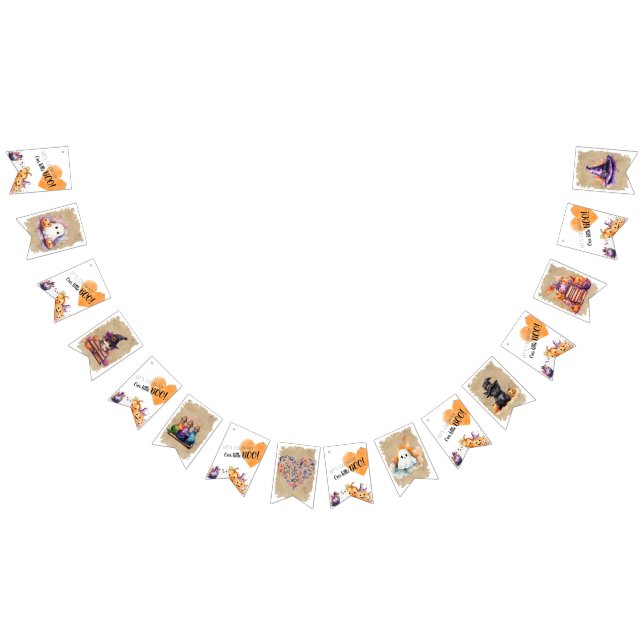 Baby Shower Halloween lite Boo Vimplar (Alla)