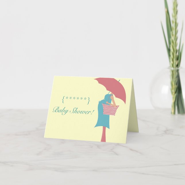 Baby Shower! Inbjudan (Framsida)