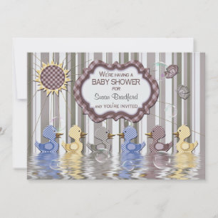 BABY SHOWER-INBJUDAN - ANKA SWIMMING - UNIQUE INBJUDNINGAR
