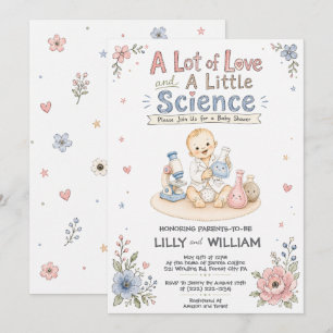 Baby Shower Inbjudan för IVF Vetenskapsresa