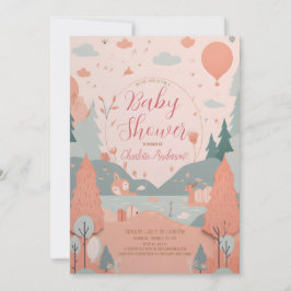 Baby Shower-inbjudan för River Vista Inbjudningar