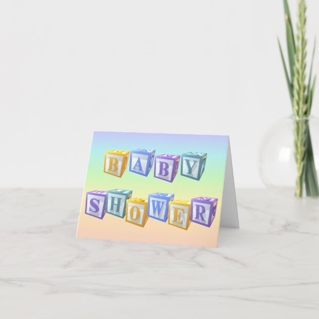Baby Shower-inbjudan Inbjudan (Framsida)