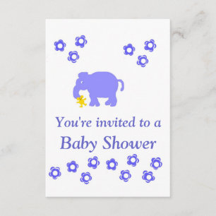 Baby Shower Inbjudan Pojke