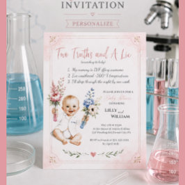 Baby Shower-inbjudan som framhäver IVF-resan Inbjudningar