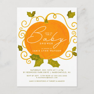BABY SHOWER Inbjudan till ljuddämpare