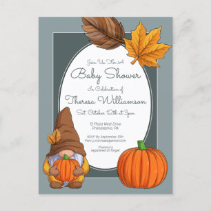 BABY SHOWER Inbjudan till sommarhösten i Gnome