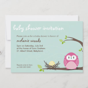BABY SHOWER INBJUDAN :: uggla + rede 1L