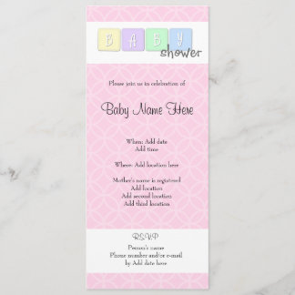 Baby shower inbjudningar