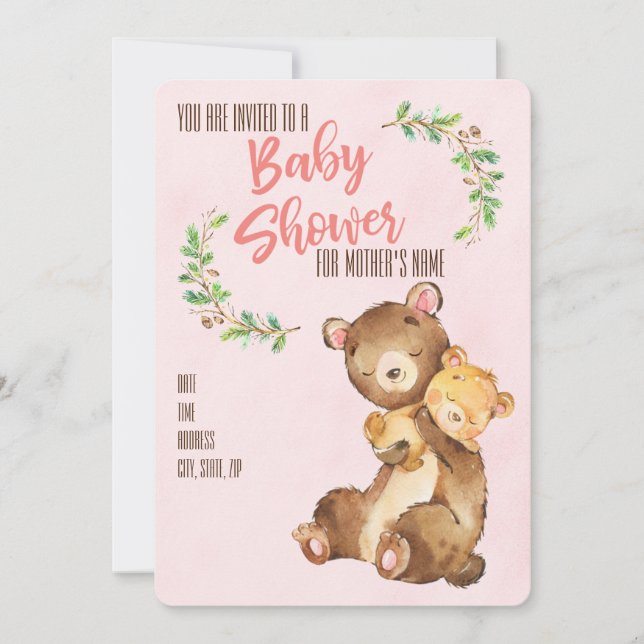 Baby Shower Inbjudningar (Framsida)