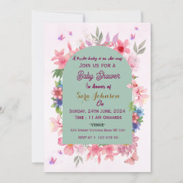 Baby Shower-inbjudningar Inbjudningar