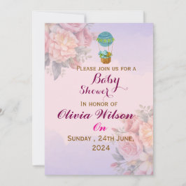 Baby Shower-inbjudningar Inbjudningar