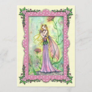 Baby Shower Inbjudningar Mor och Bebis Älva