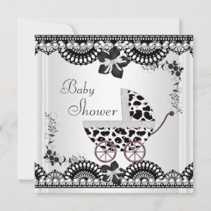 Baby Shower Inbjudningar Pojkar Och Flickor Söt