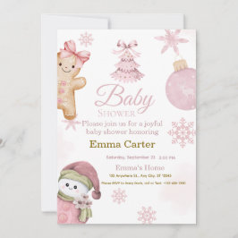 Baby Shower Invitation Julkort