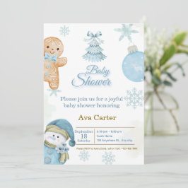 Baby Shower Invitation Julkort