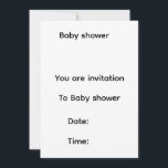 Baby shower invitation  spara datumet<br><div class="desc">Baby shower invitation</div>