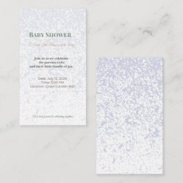 Baby Shower Invite | Teddy Bear & Elephant Card Tilläggskort