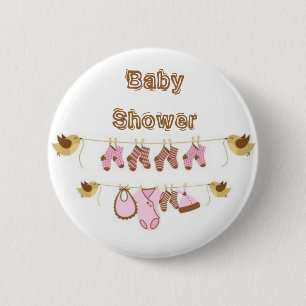 Baby shower knapp