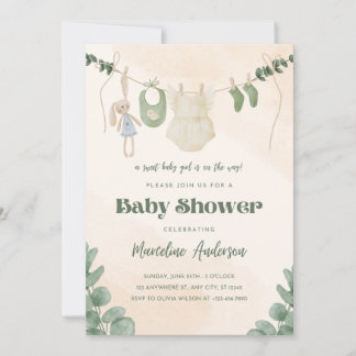 Baby Shower-kort Inbjudningar