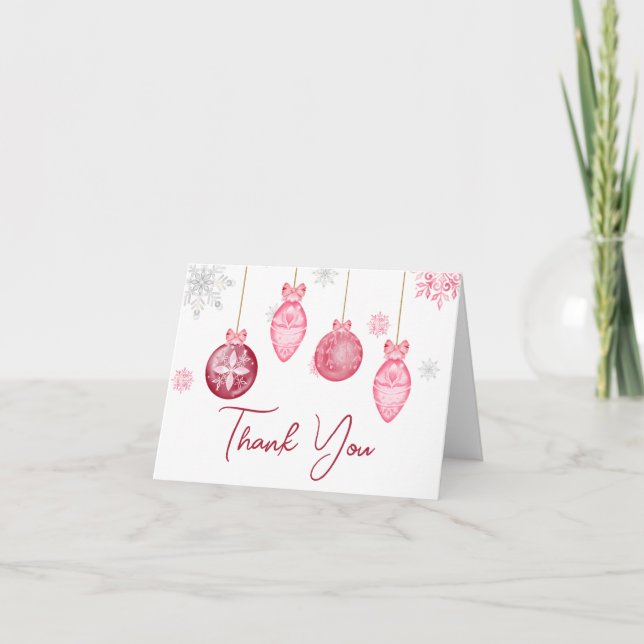 Baby Shower Lady Santa Baby-julen Tack Kort (Framsida)