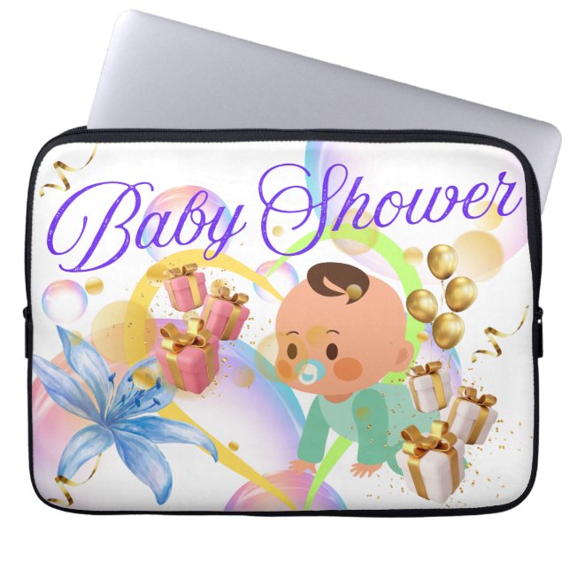 Baby Shower Laptop Fodral (Framsidan)