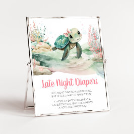 Baby Shower Late Sate Night Diables Poster